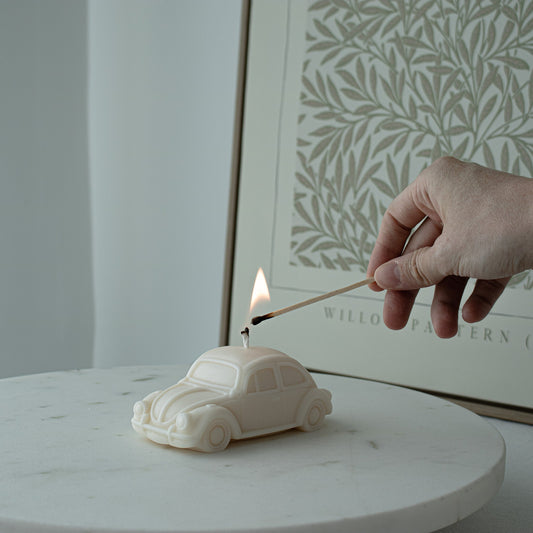 Car Candle, Vintage Beetle Home Decor