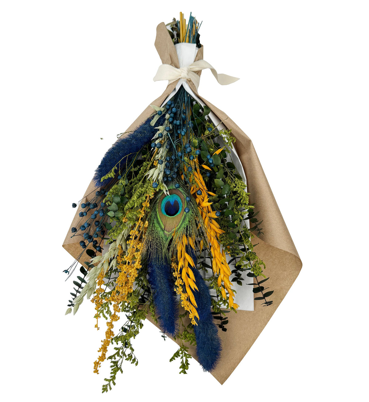 Peacock Plume Floral Bouquet