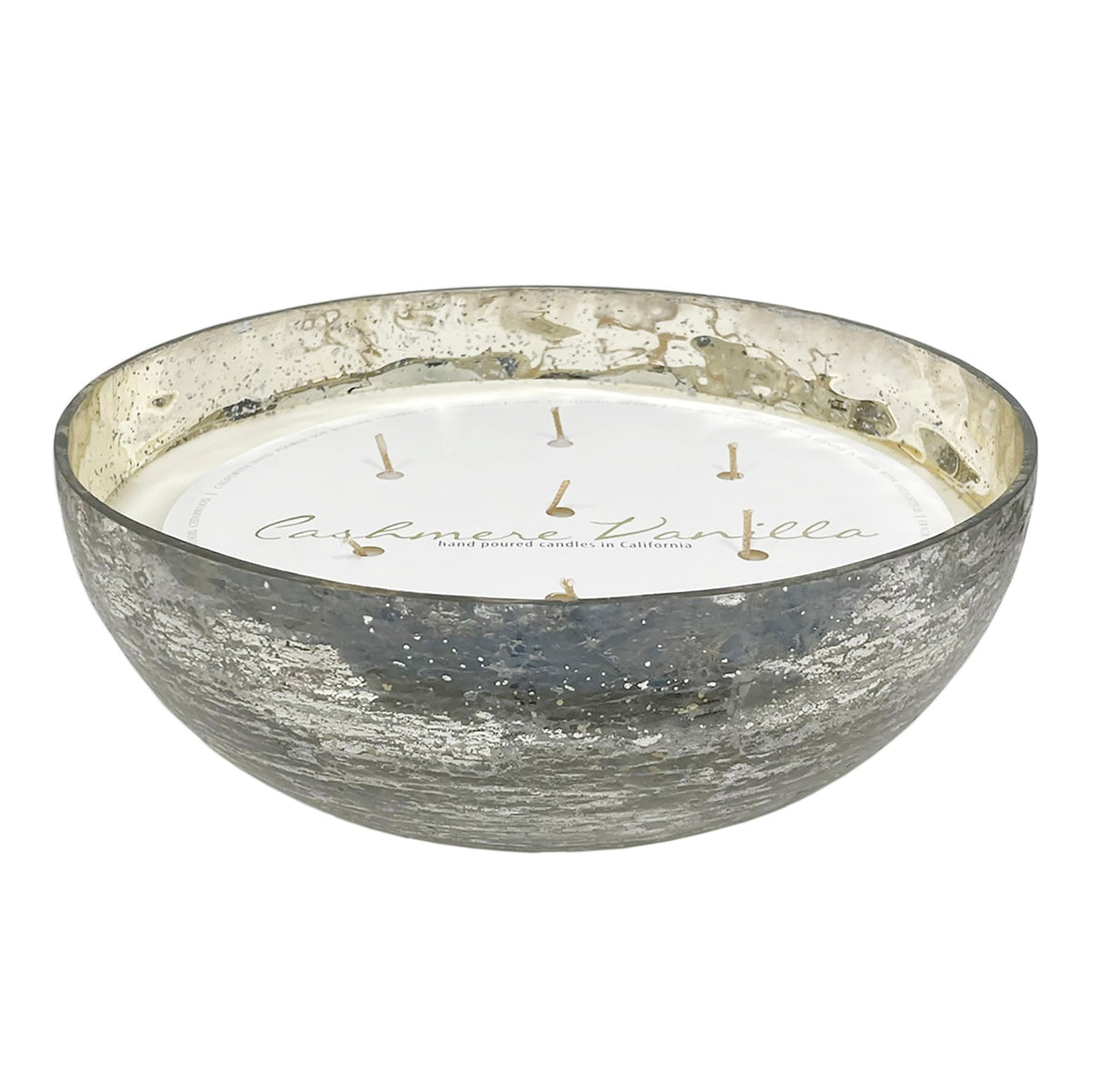 Cashmere Vanilla Mercury Candle Bowl