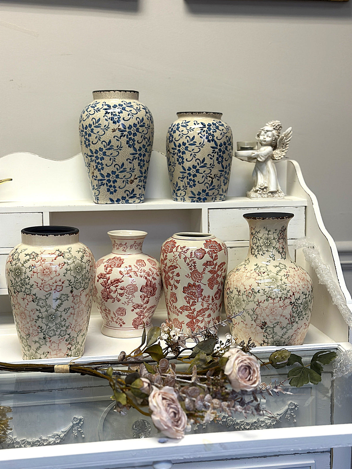 Floral Ceramic Vases