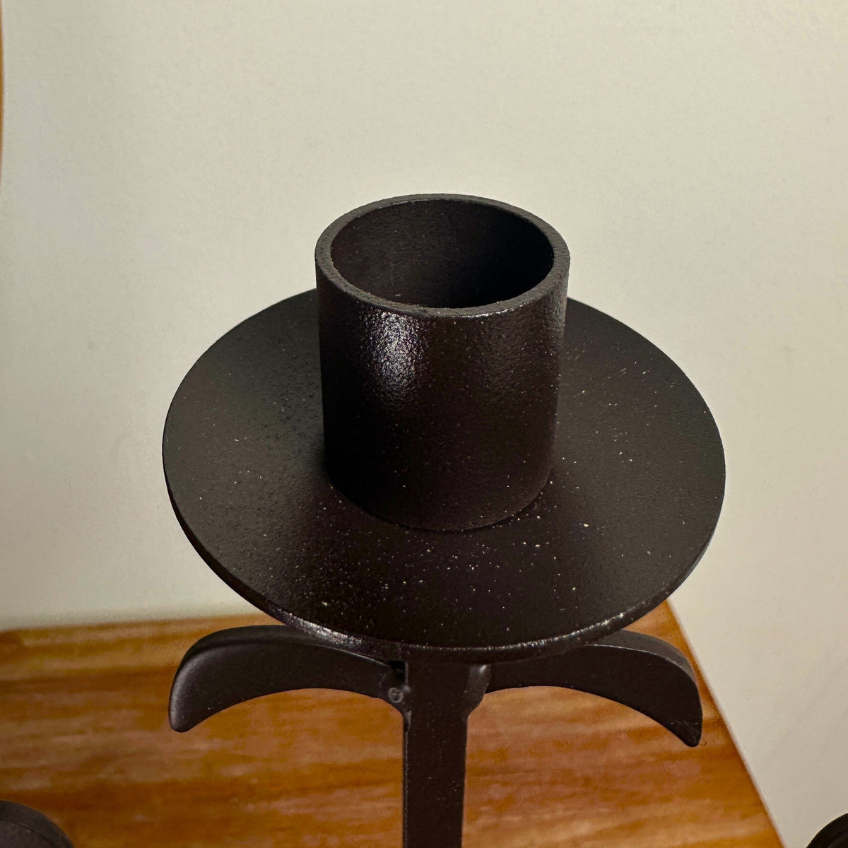 Iron Metal Rusted Candelabra