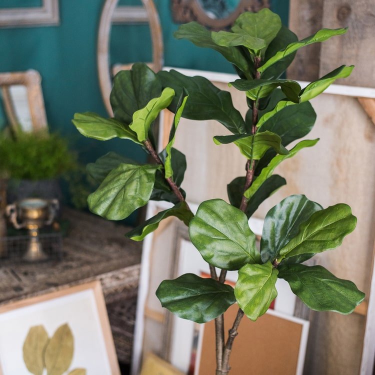Artificial Tree Fiddle Leaf Tree In Pot