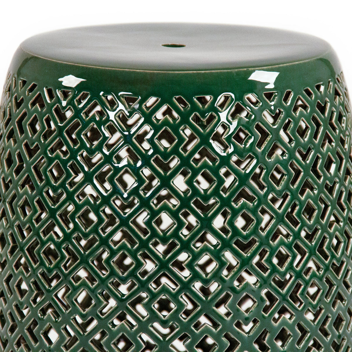 Lorin Ceramic Garden Stool Teal
