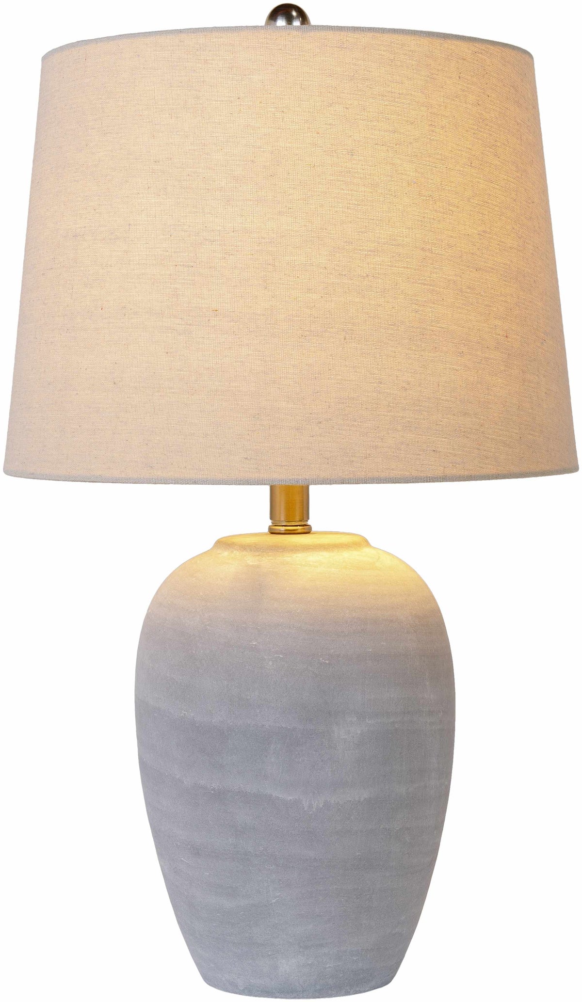 Khoi Brass Glass Table Lamp