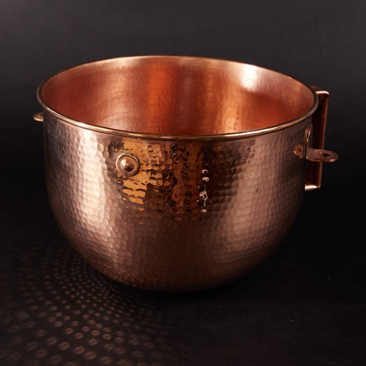 Copper Mixing Bowl for KitchenAid Lift Stand Mixers - fits most 5, 6, 7, and 8 quart Mixer models