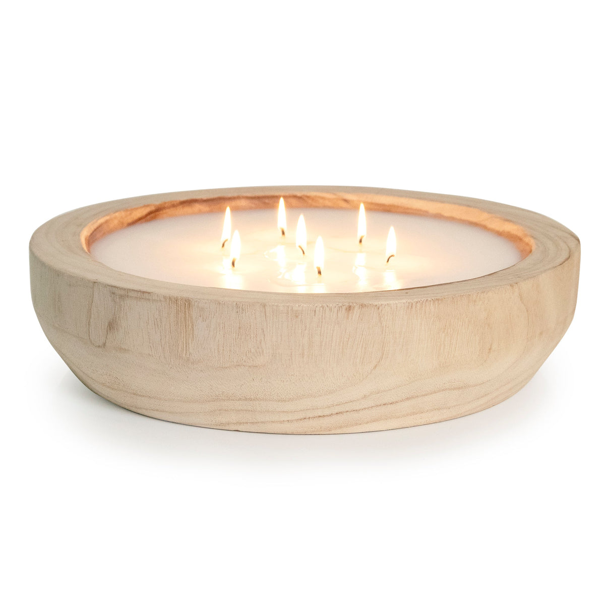 Paulownia Wood Round Candle