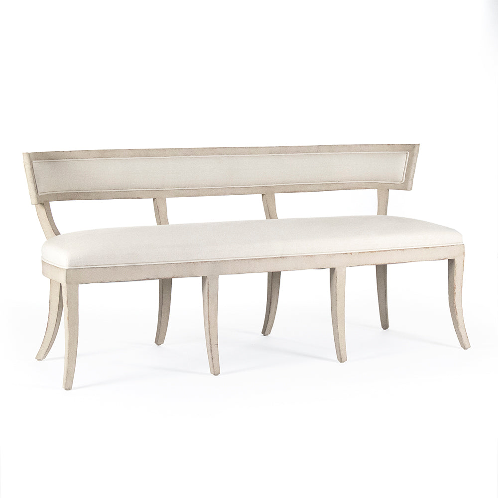 Lorand Birch Cotton Bench