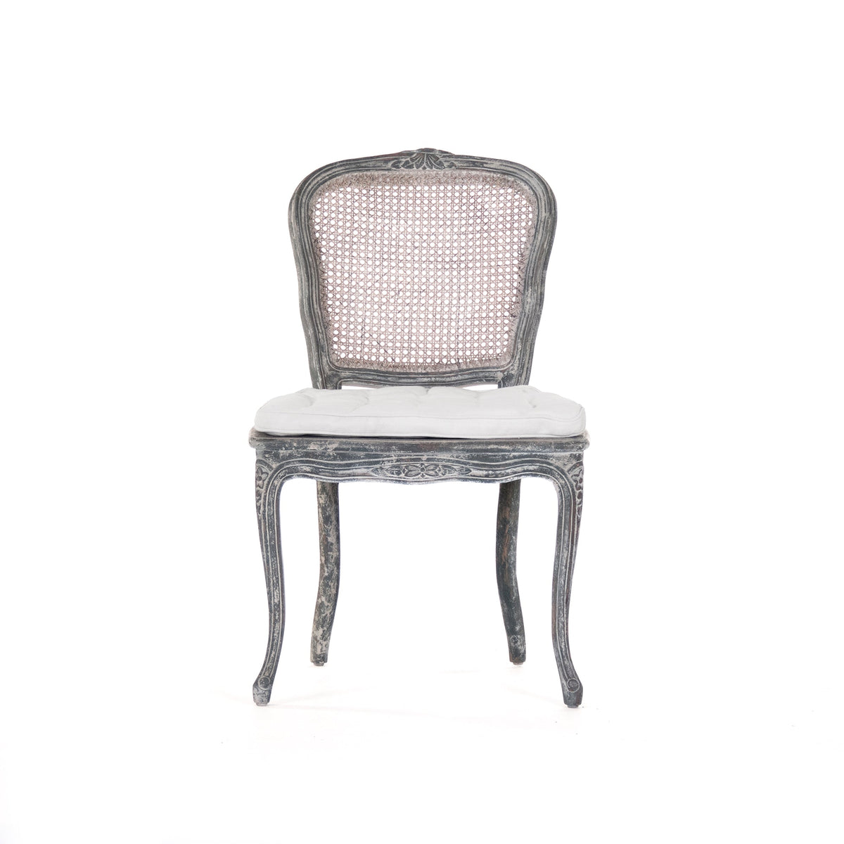 Annette Distressed Blue Side Chair