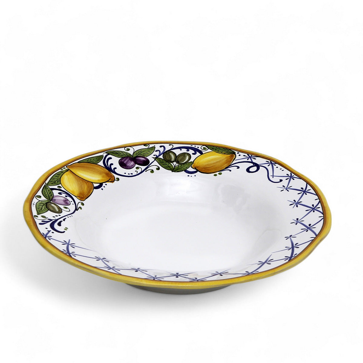 LIMONI POSITANO : Assiette à rebord pour pâtes/soupe