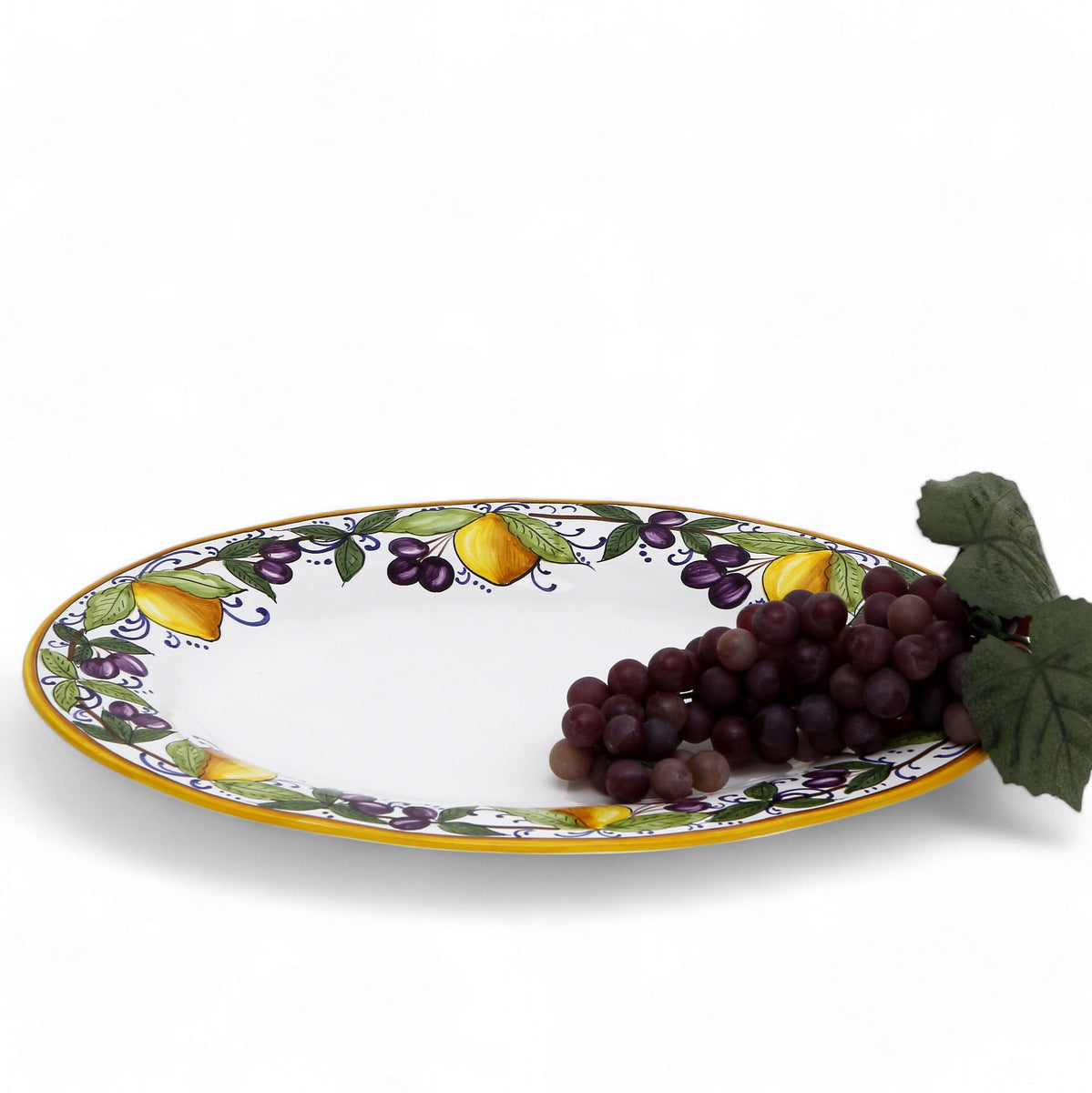 LIMONI POSITANO : Plat de service ovale