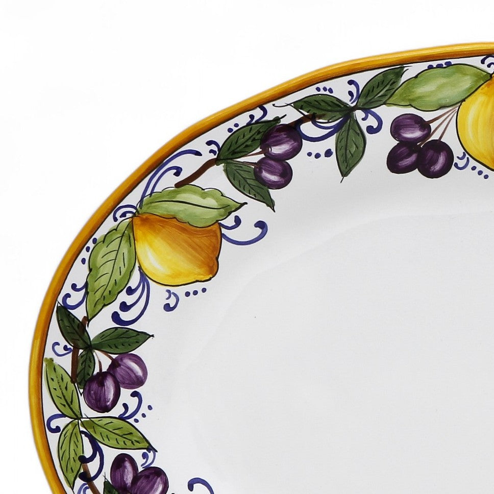 LIMONI POSITANO : Plat de service ovale
