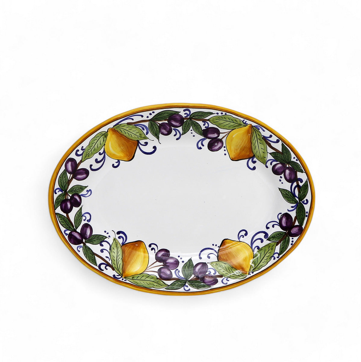 LIMONI POSITANO : Assiette ovale