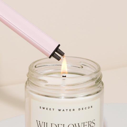 Accendino elettrico rosa blush