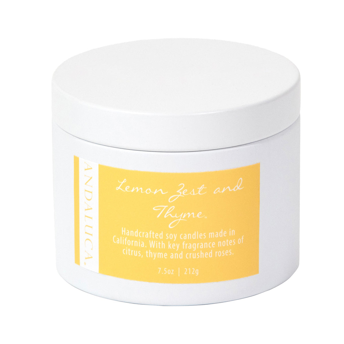 Lemon Zest and Thyme 6 oz. Tin Candle