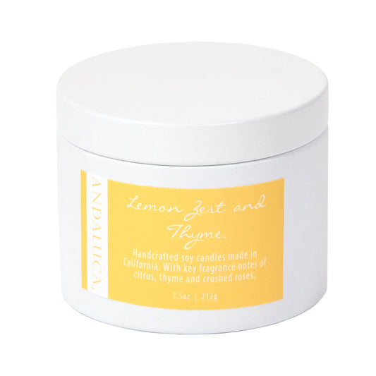 Lemon Zest and Thyme 6 oz. Tin Candle