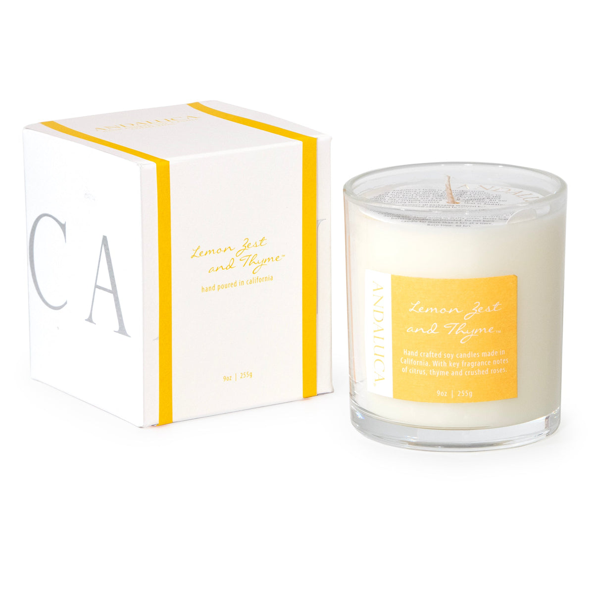 Lemon Zest & Thyme 9oz Candle