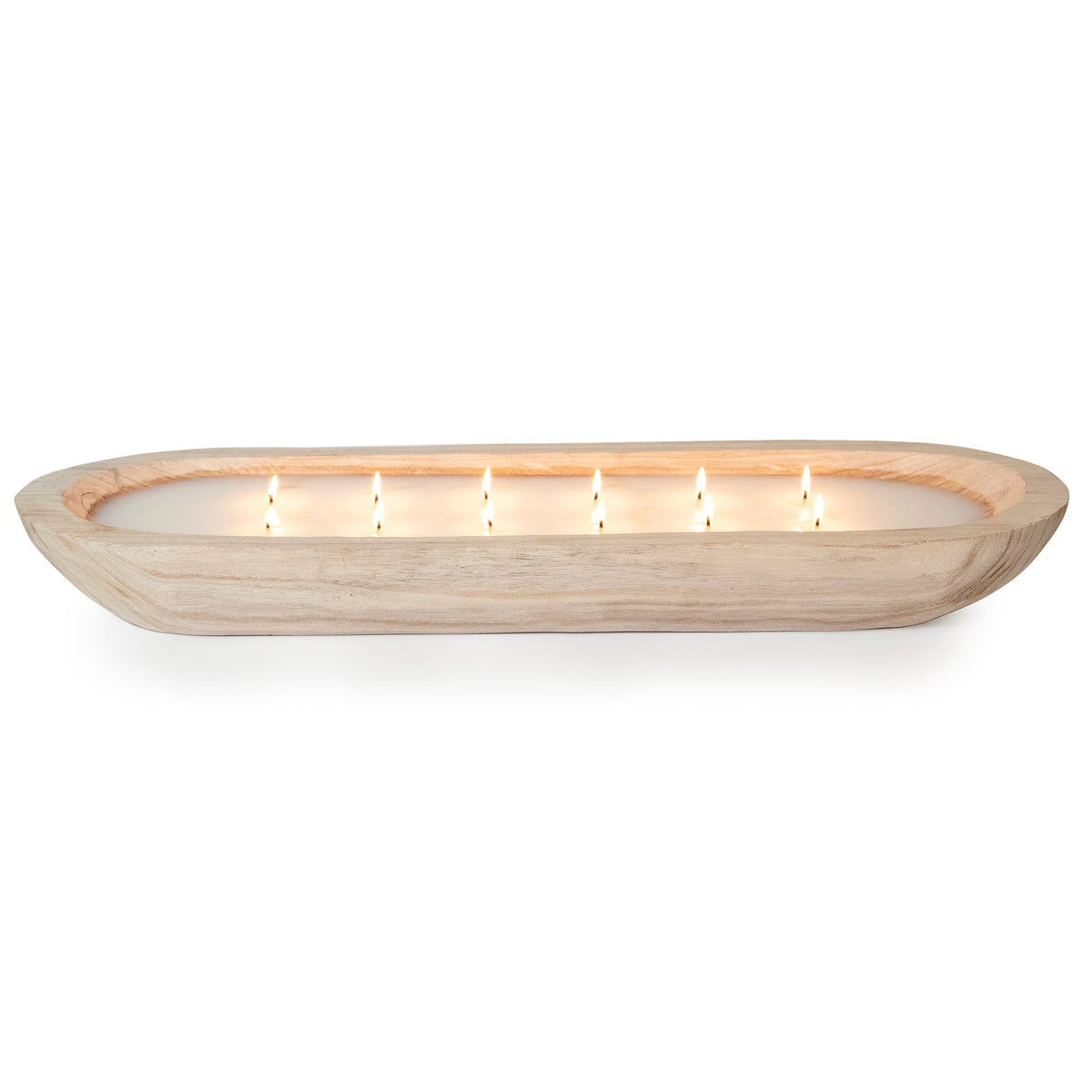 Paulownia Wood Tray Candle