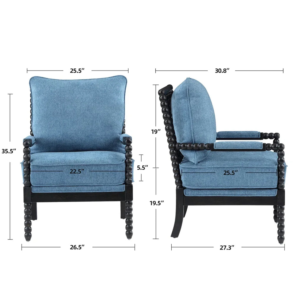 Ravello Turned Wood Lounge Chair