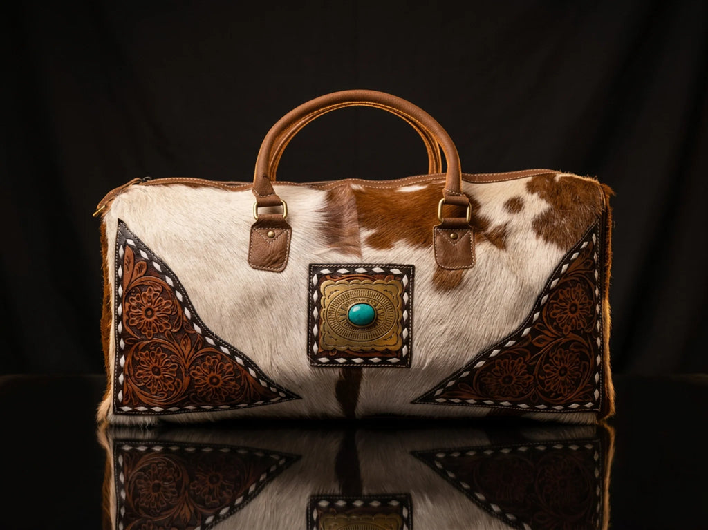 Handcrafted Luxury Leather Duffle - Timeless Travel Companion
