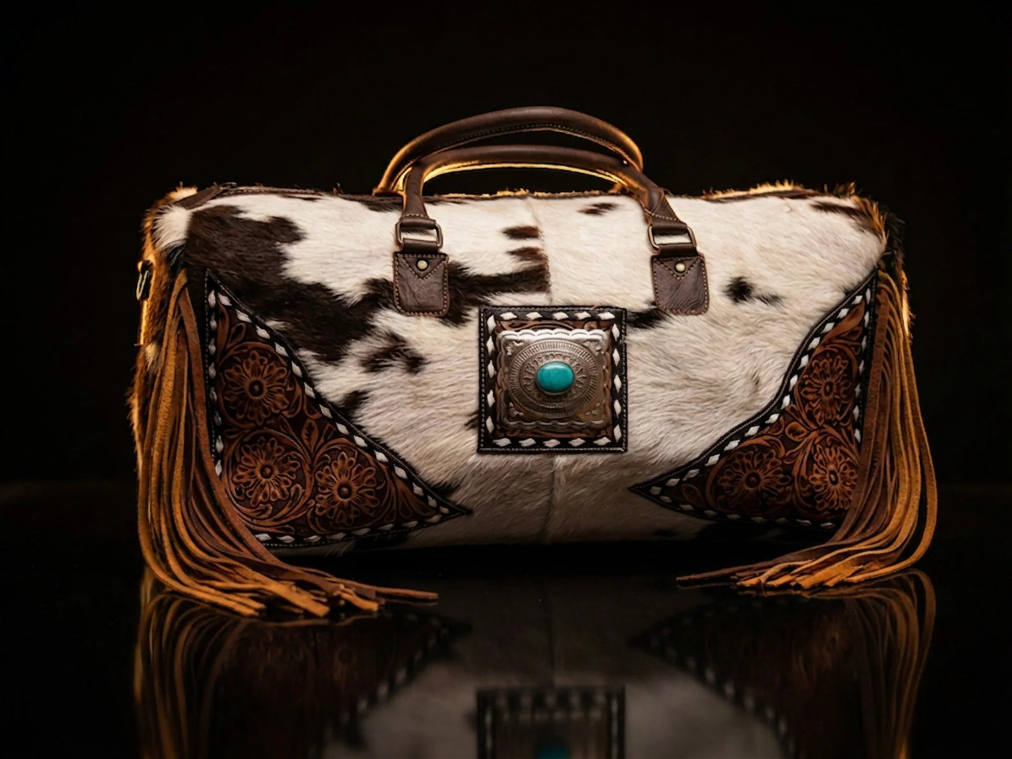 Handcrafted Luxury Leather Duffle - Timeless Travel Companion