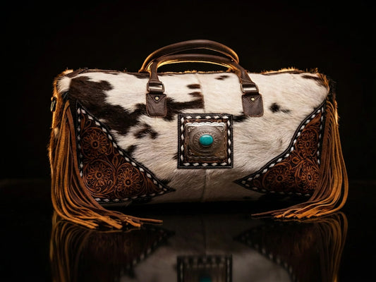 Handcrafted Luxury Leather Duffle - Timeless Travel Companion