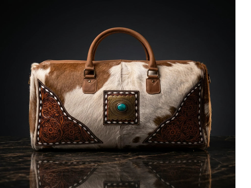 Handcrafted Luxury Leather Duffle - Timeless Travel Companion