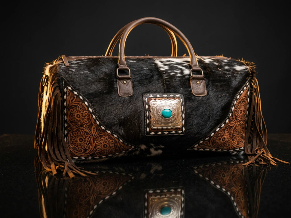 Handcrafted Luxury Leather Duffle - Timeless Travel Companion