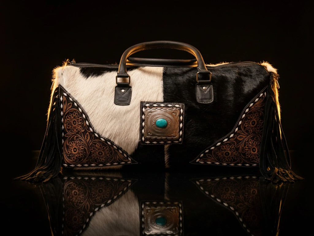 Handcrafted Luxury Leather Duffle - Timeless Travel Companion
