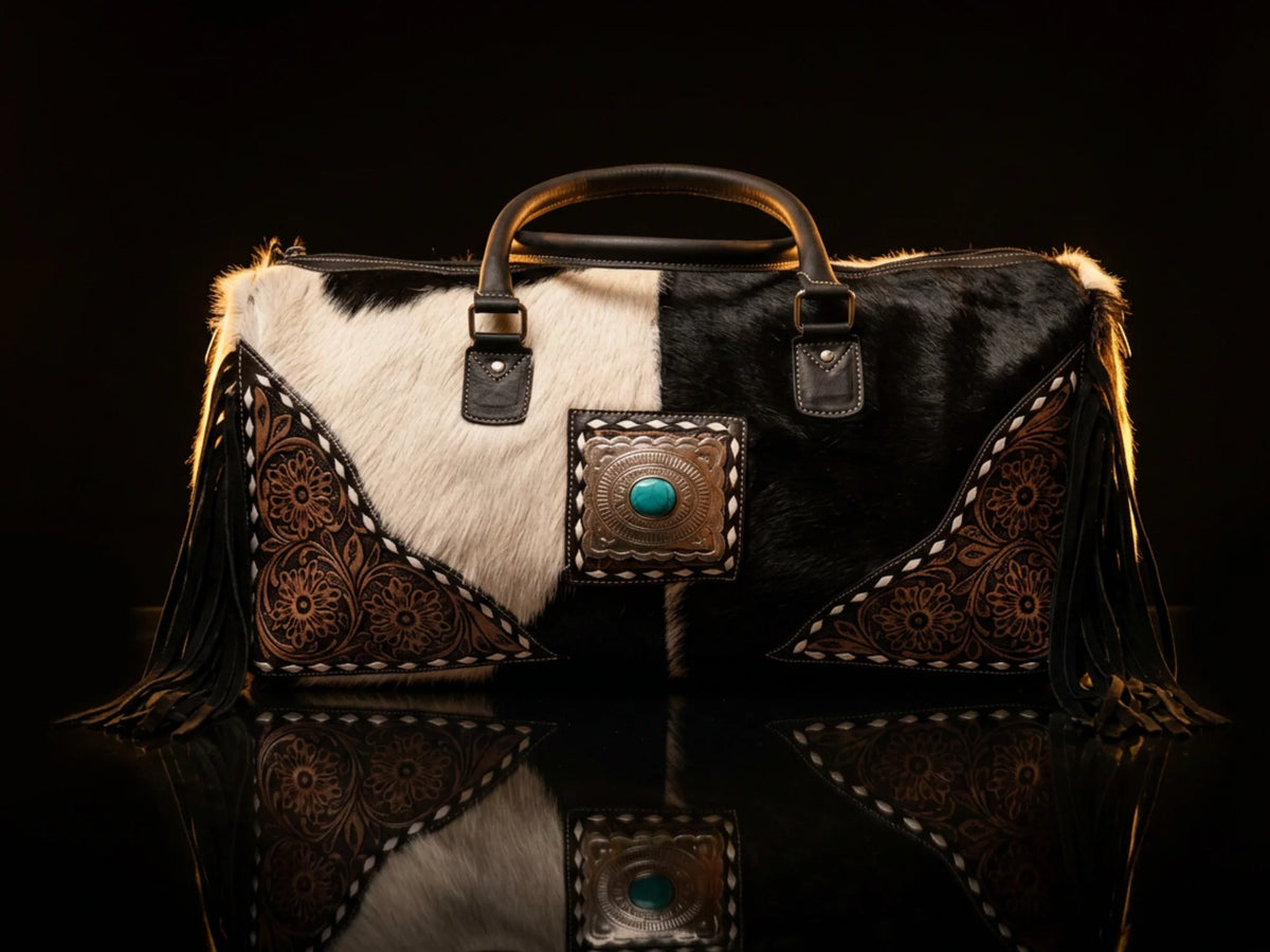 Handcrafted Luxury Leather Duffle - Timeless Travel Companion