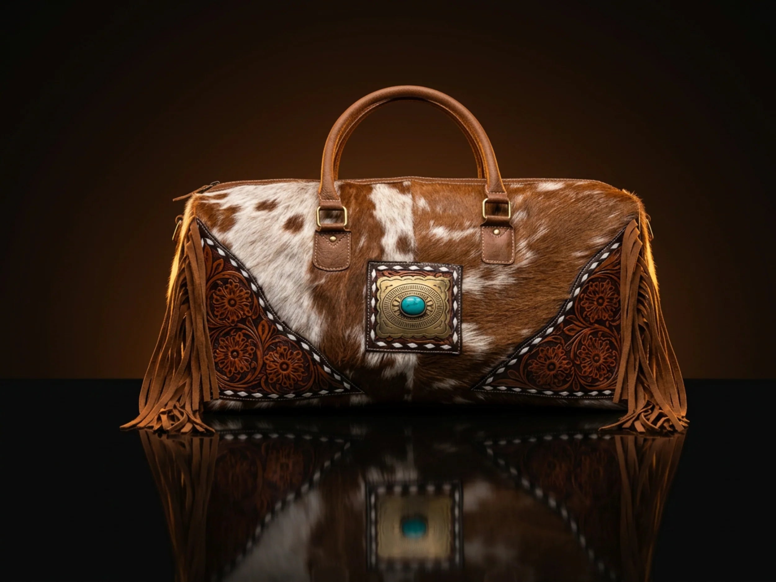Handcrafted Luxury Leather Duffle - Timeless Travel Companion