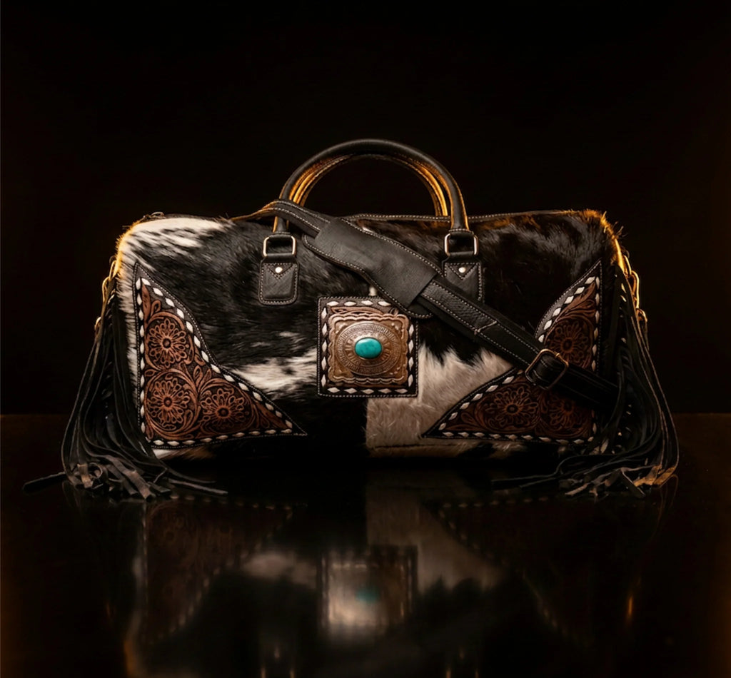 Handcrafted Luxury Leather Duffle - Timeless Travel Companion