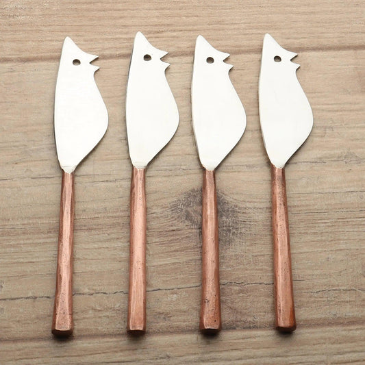 MEDICKI RATONCITO CHEESE SPREADER/KNIFE 4 PC. SET