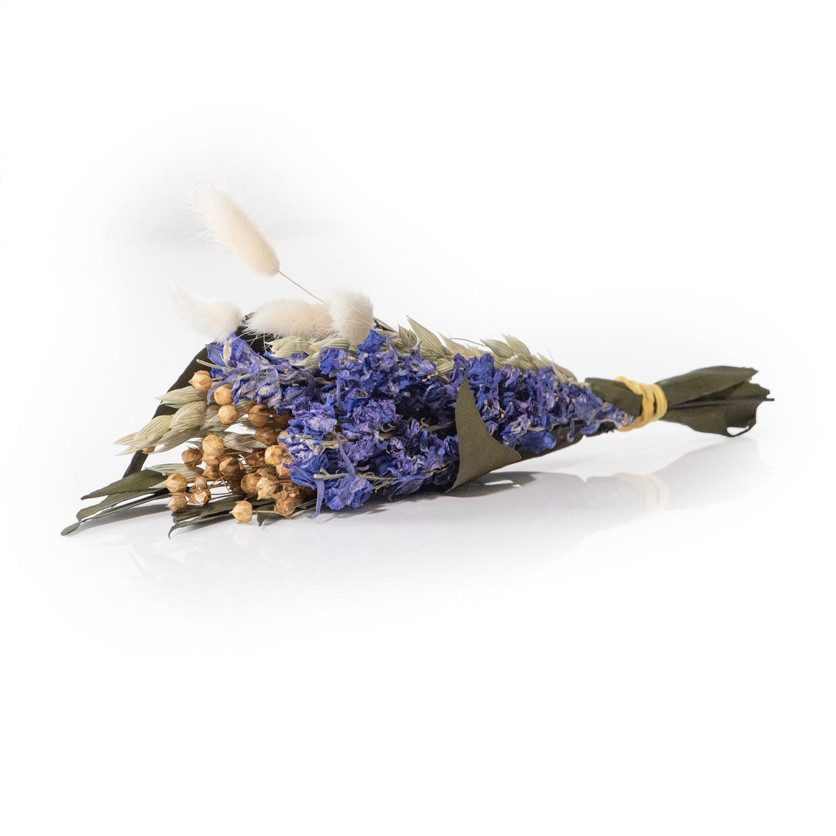 MINI Purple Larkspur & Bunny Tail Bouquet Bundle