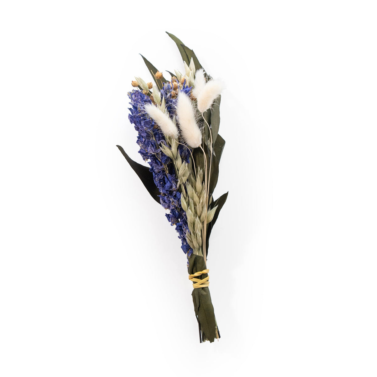 MINI Purple Larkspur & Bunny Tail Bouquet Bundle