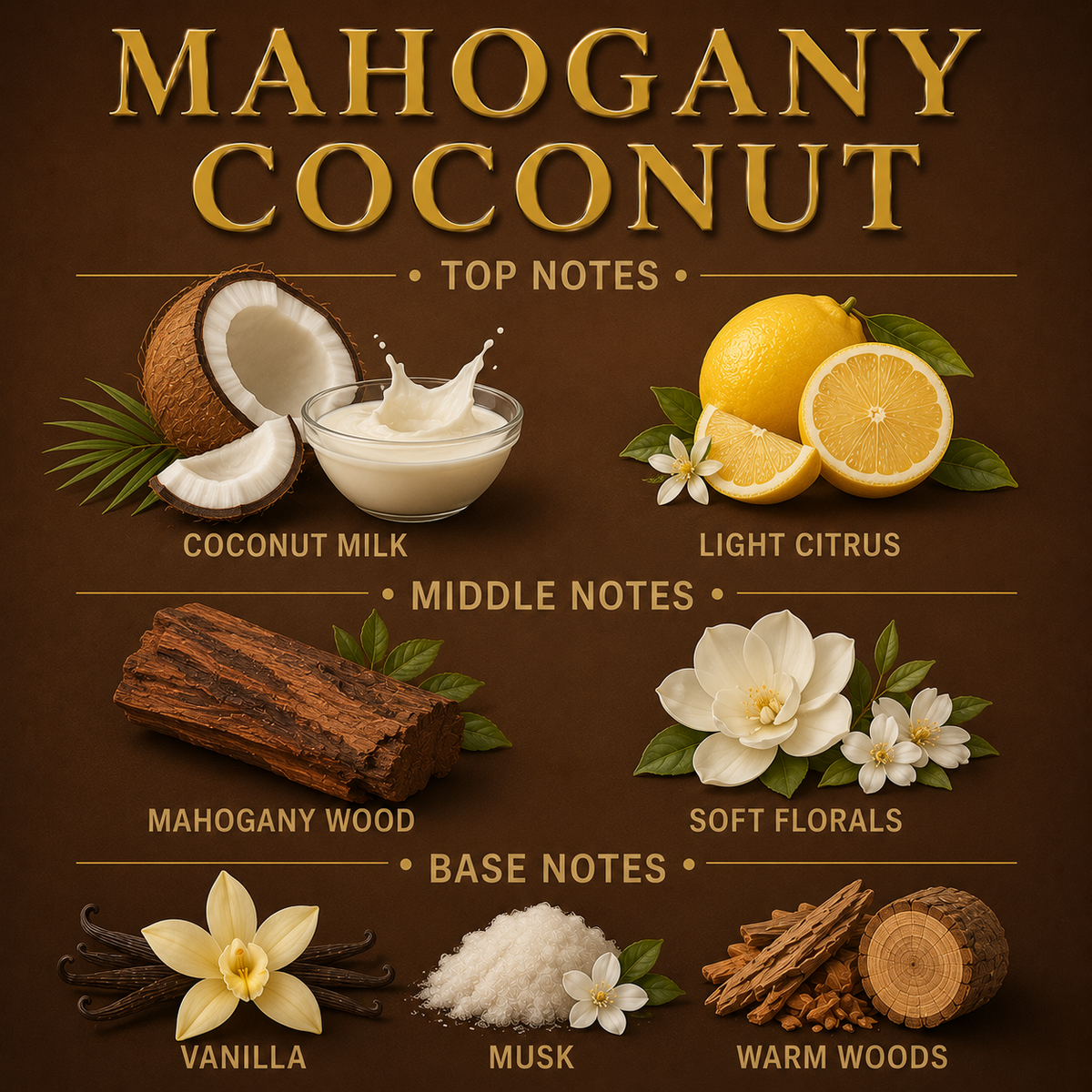 Mahogany Coconut Whipped Soap