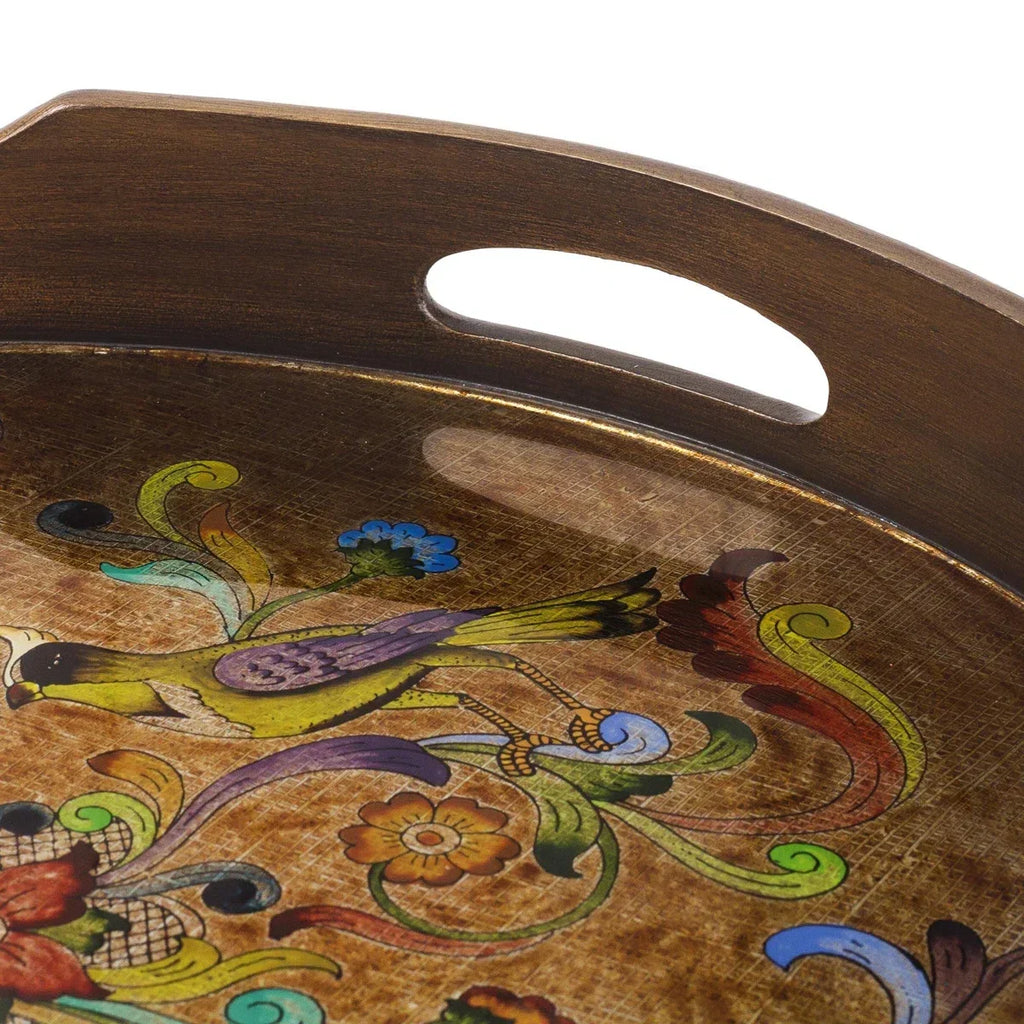 Bellagio Renaissance Bird Inlay Tray