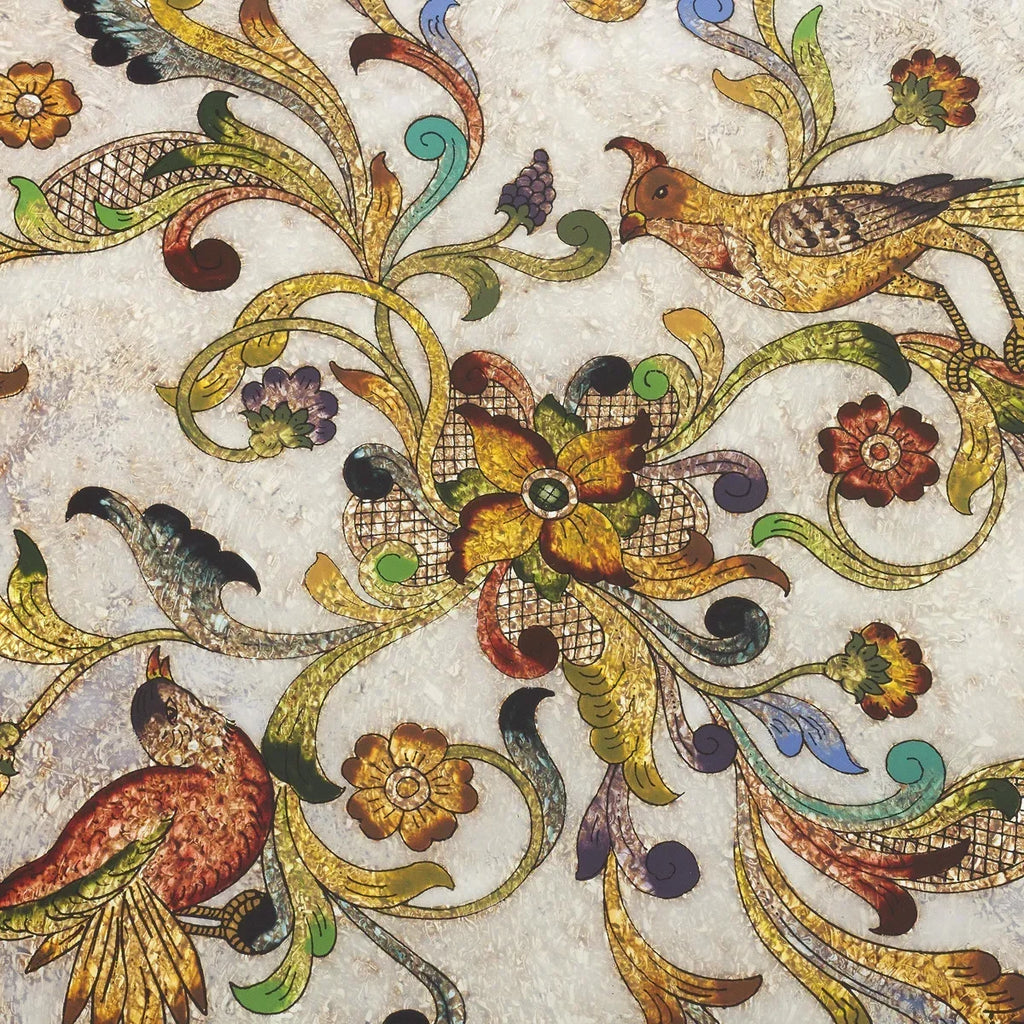 Bellagio Renaissance Bird Inlay Tray