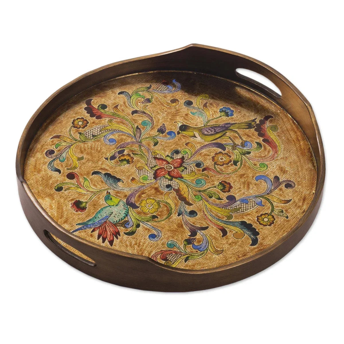 Bellagio Renaissance Bird Inlay Tray