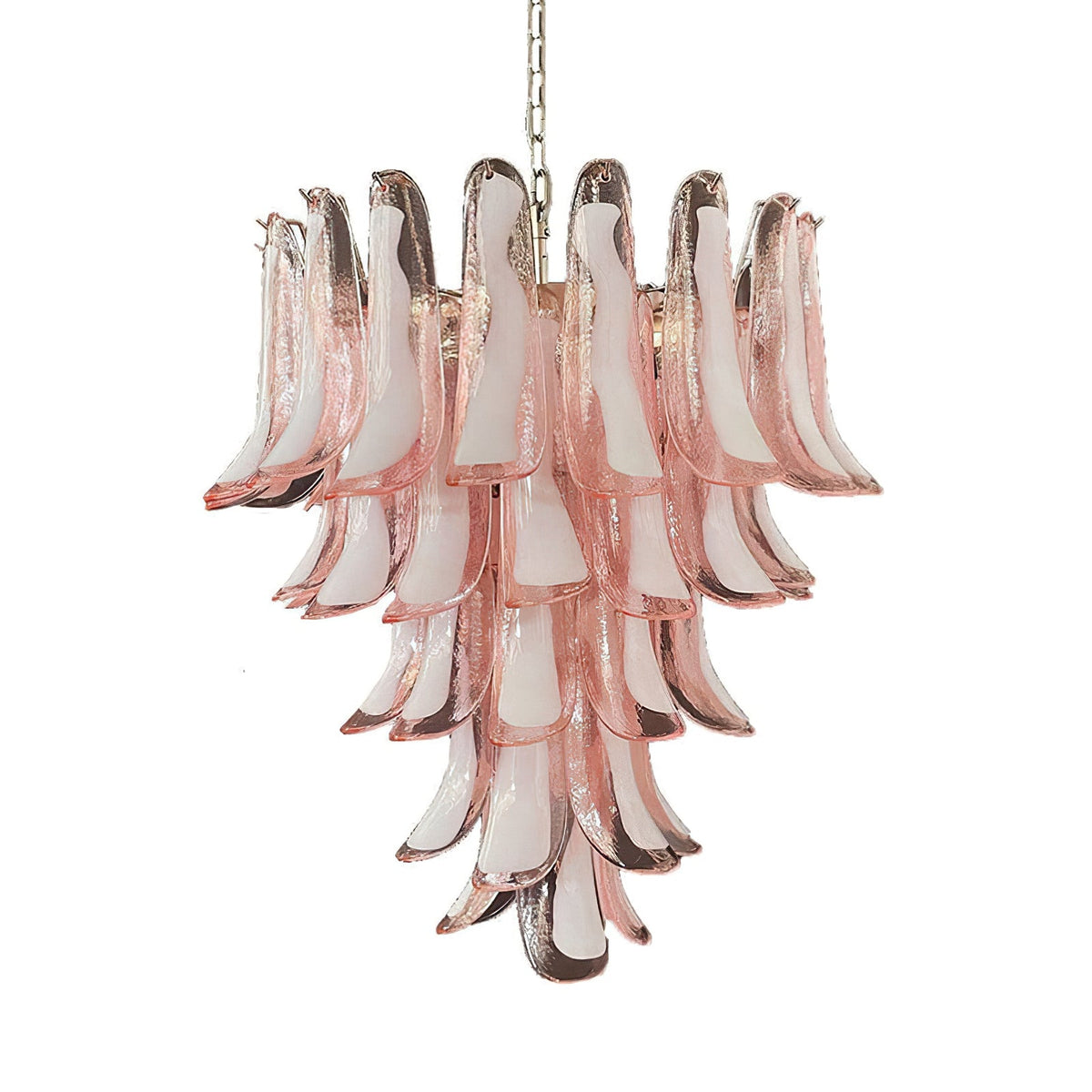 Mid Century Petals Murano Chandelier