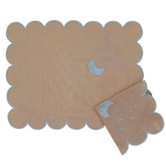 Moonbeam Linen Napkins – Set of 4