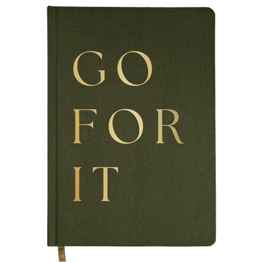 Journal en tissu Go For It