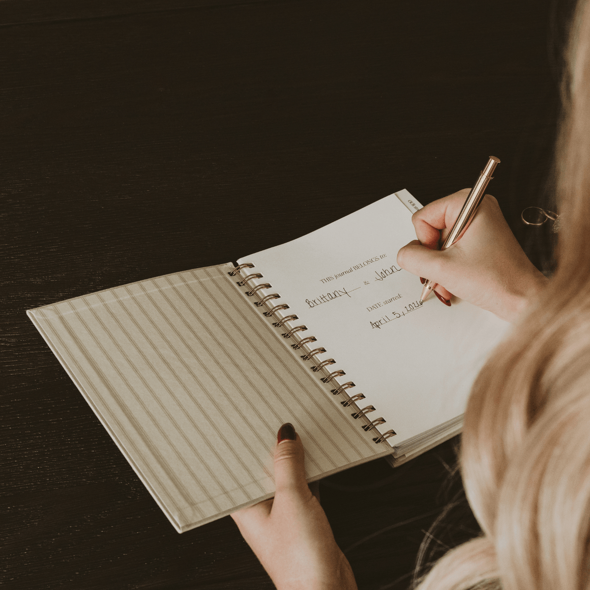 Newlywed One Line A Day Prompted Journal