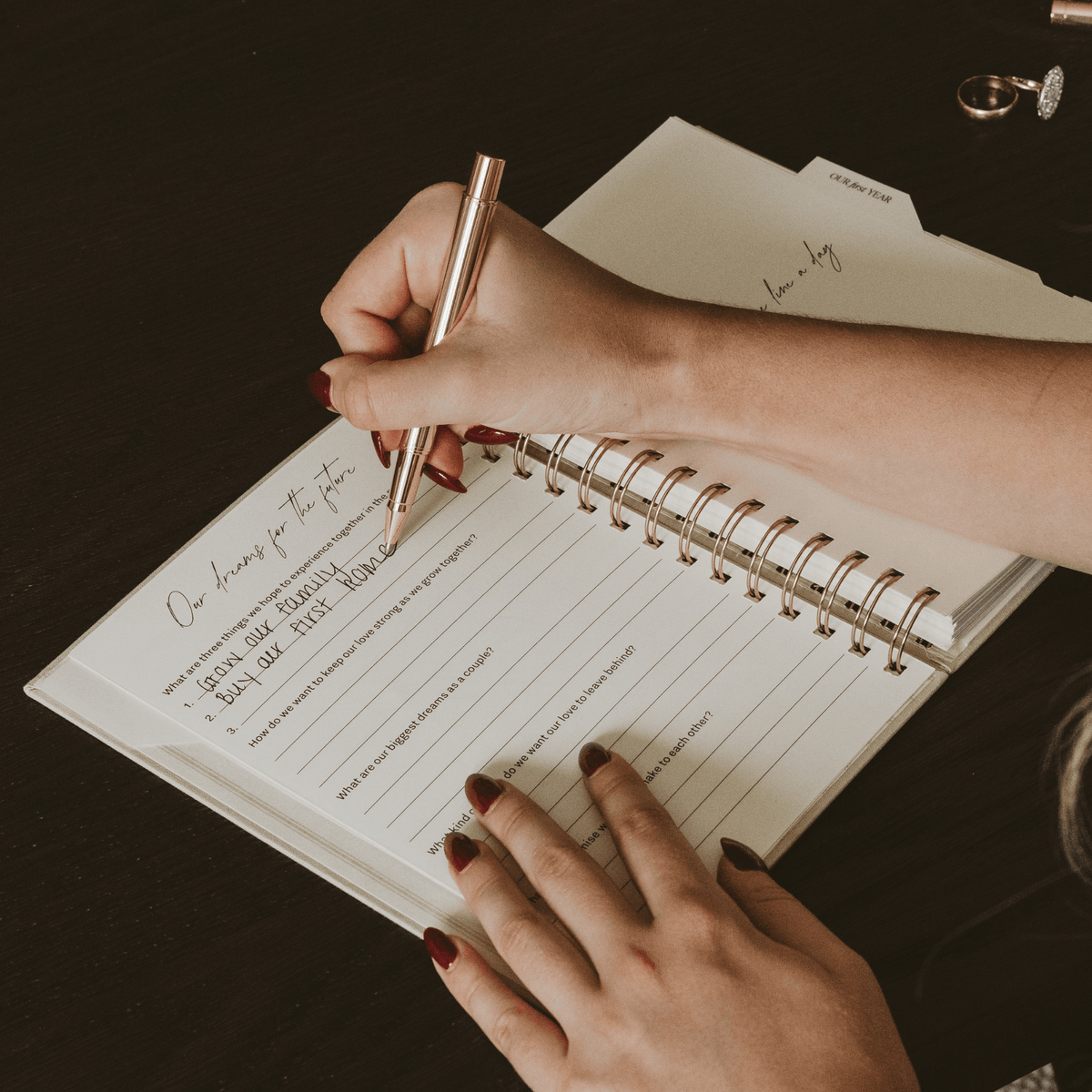 Newlywed One Line A Day Prompted Journal