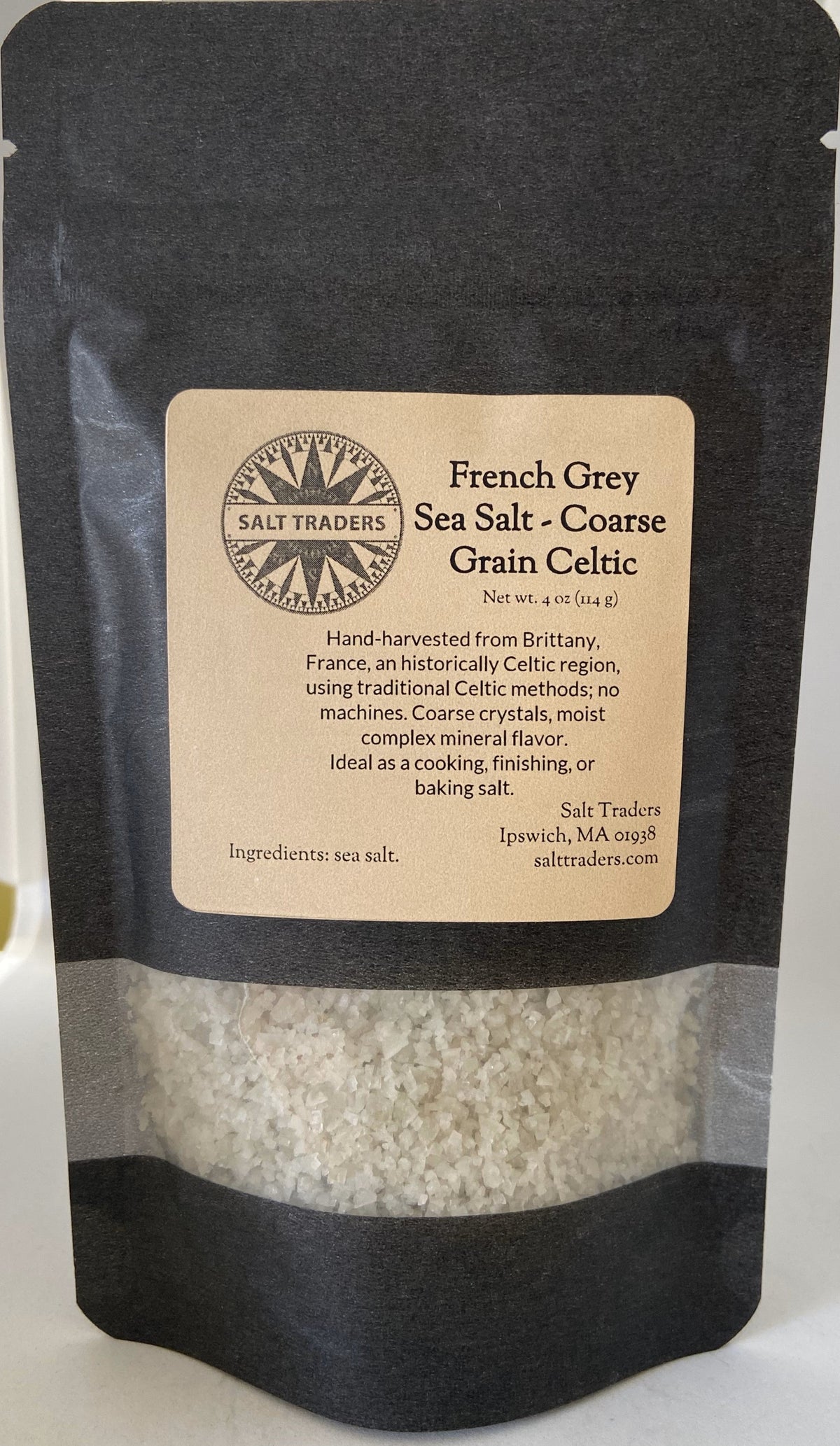 French Grey Sea Salt, Celtic Sel Gris, Fine or Coarse Grain