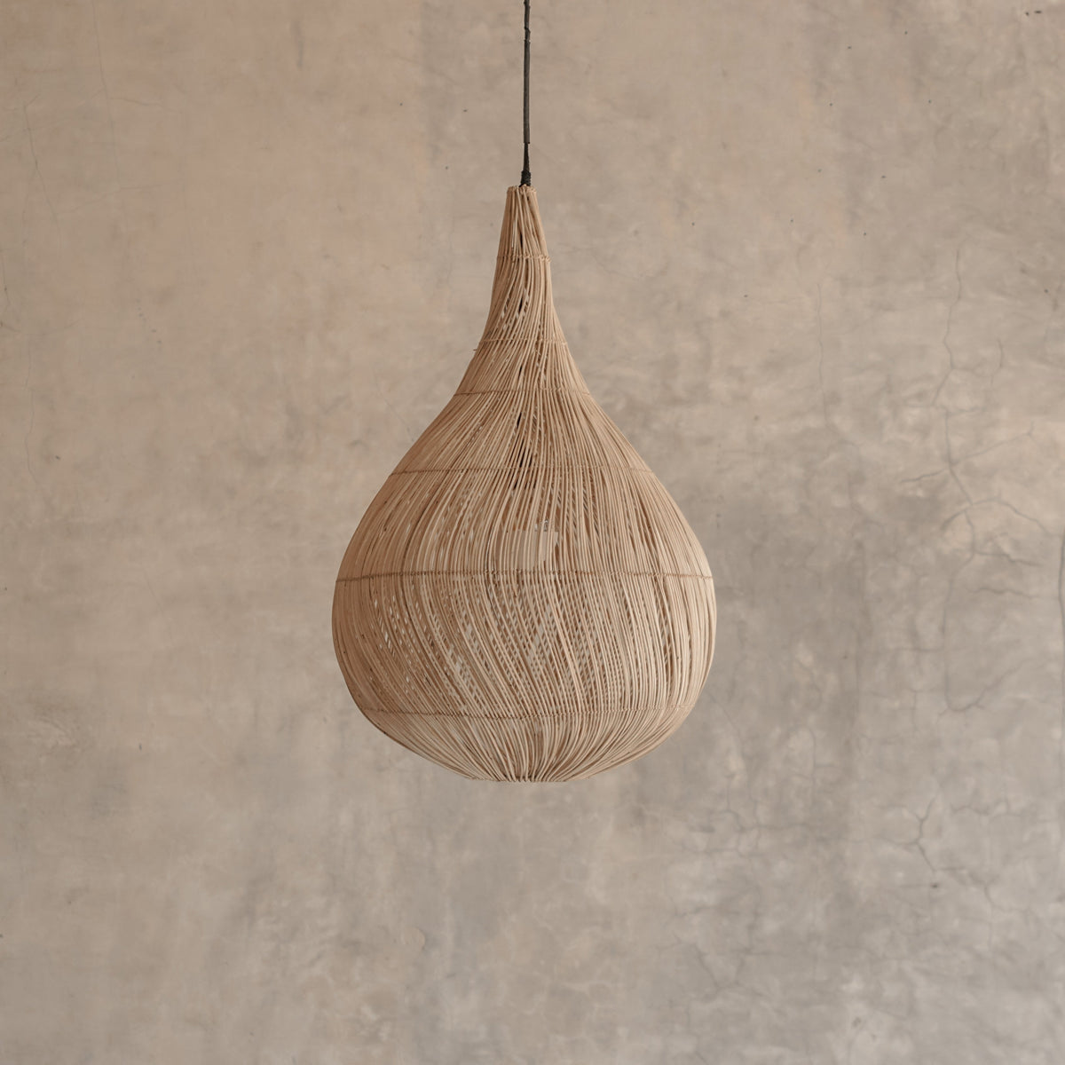Alannah Rattan Hanging Lamp - Modern Organic Pendant Light