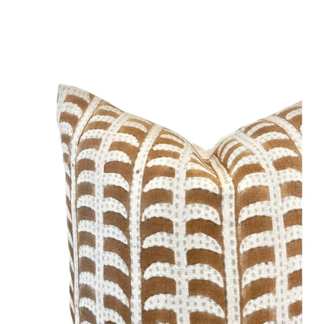 Designer Northwood Garud Thick Linen Pillow Cover with Insert – 20x20