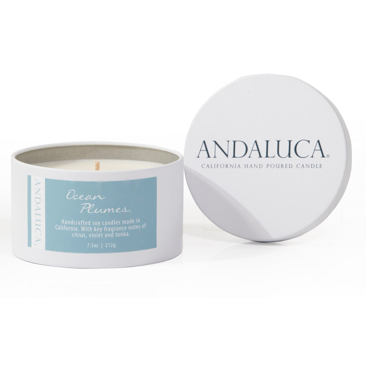 Ocean Plumes 6 oz. Tin Candle