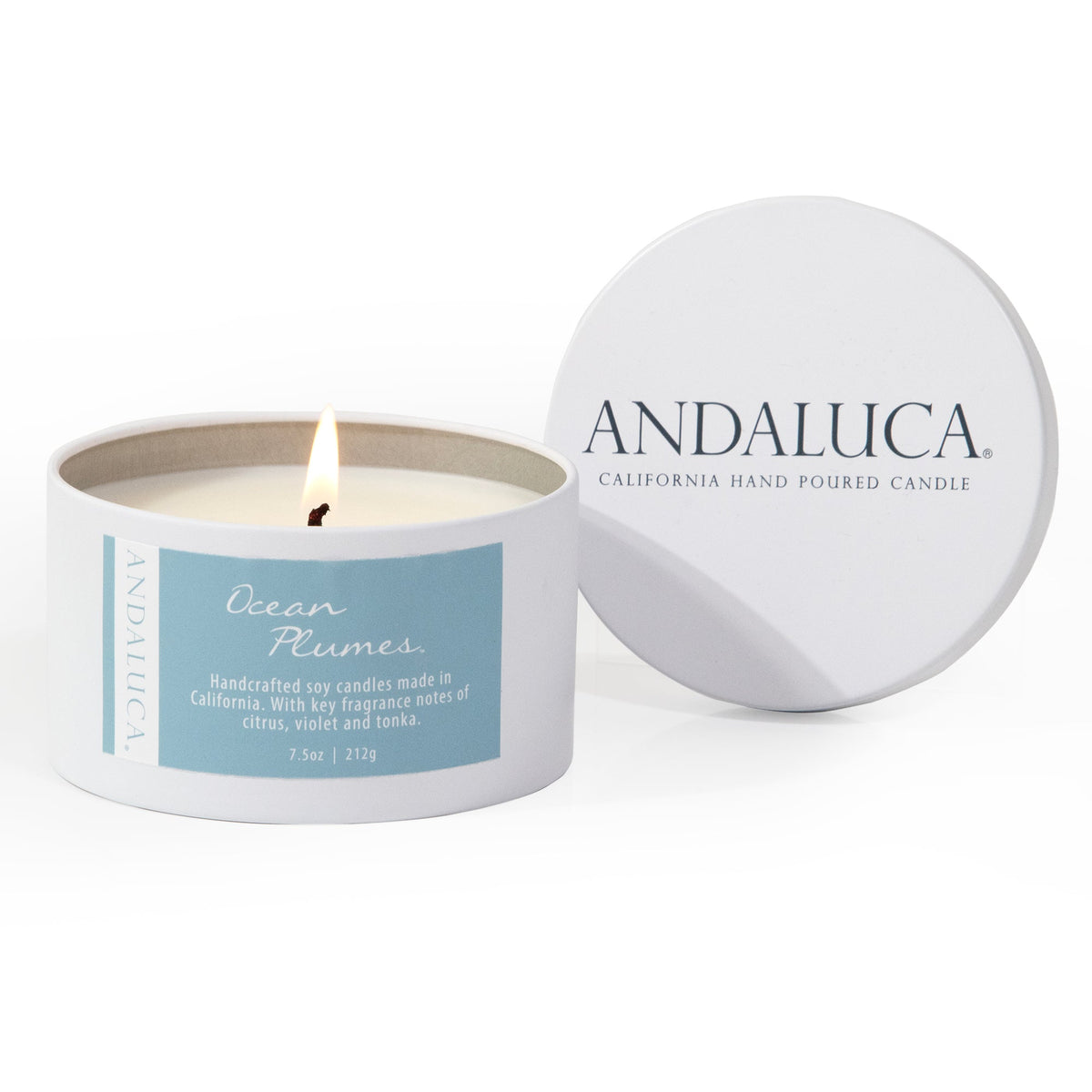 Ocean Plumes 6 oz. Tin Candle