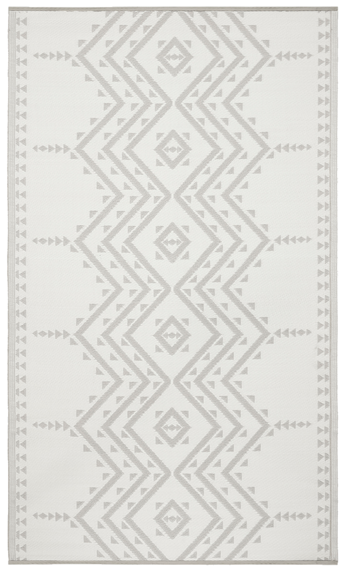 Ojai - Beige Geometric Outdoor Rug for Patio