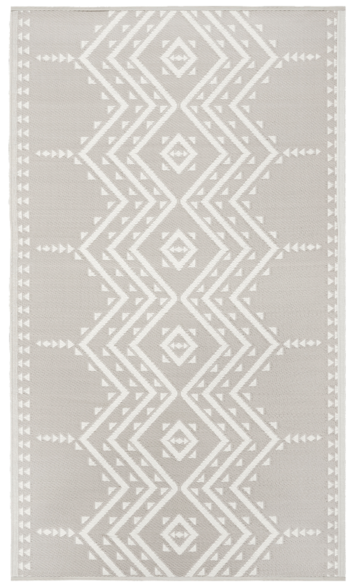 Ojai - Beige Geometric Outdoor Rug for Patio